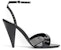 (W) Sandal Fesyen CELINE 'Hitam Berkilat' 331942054C.38NO