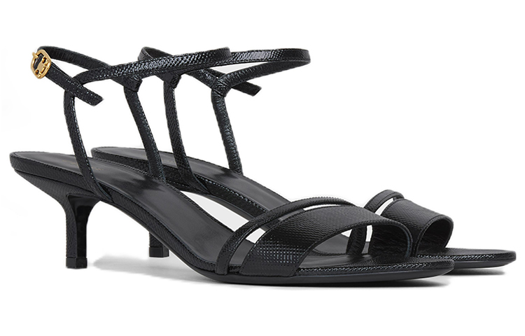 (W) CELINE Fashion Sandals 'Black Calfskin' 圖 2