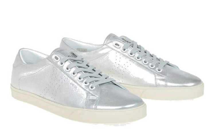 (W) CELINE Fashion Sneaker 'Metallic Silver Calfskin' 圖 4