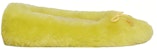 (W) CELINE Kasut Flat Lace-up 'Yellow Wool' 347333664C.11YE