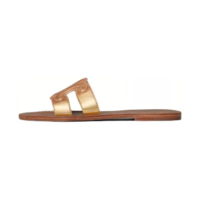 (W) CELINE Flat Sandal 'Brown Calfskin'