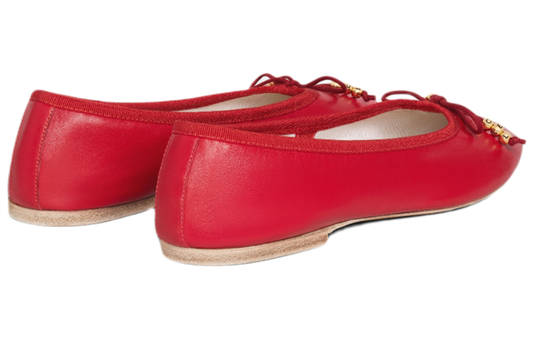 (W) CELINE Flat Shoes 'Red Pearl Lambskin' 圖 3