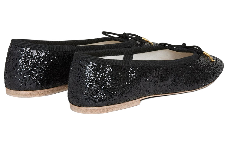 (W) CELINE Flat Sneakers 'Fashion Glitter Black' 圖 3