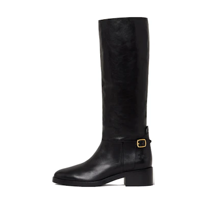 (W) CELINE Folco Boot 'Black Buckle'