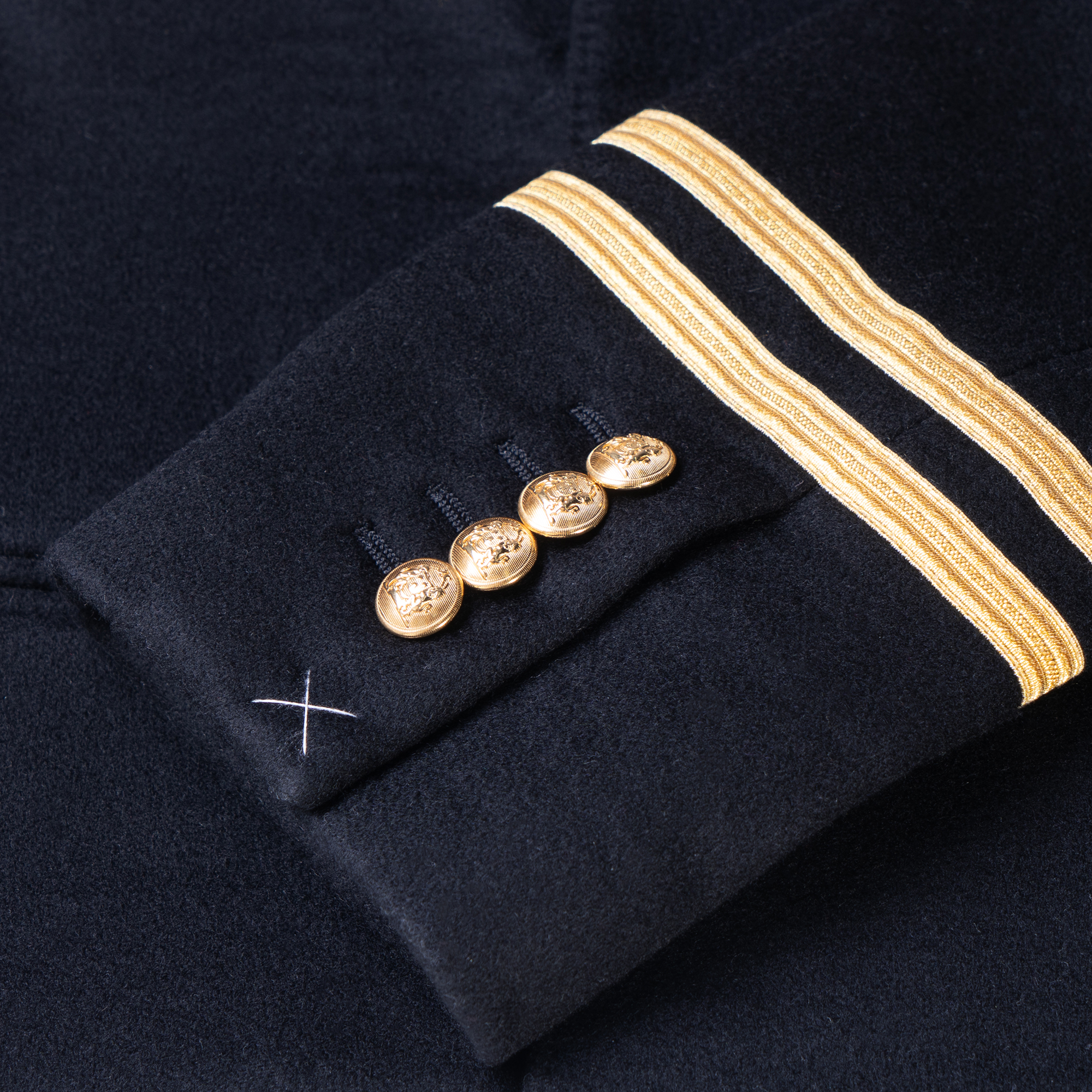 Shop (Women) CELINE FW21 Black Double-Sided Cashmere Spencer Jacket with Gold Button. 2V75F6700-38NO