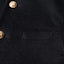 Details for (Women) CELINE FW21 Black Double-Sided Cashmere Spencer Jacket with Gold Button. 2V75F6700-38NO