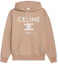 Order (W) Celine FW21 棕色標誌印花純棉連帽衫 2Y528450I-03FW