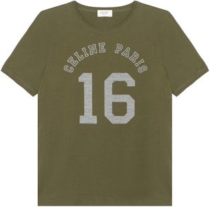 (W) CELINE 2021秋冬棉质针织Logo短袖T恤 深卡其色. 2X813501F-02DO Buy (W) CELINE 2021秋冬棉质针织Logo短袖T恤 深卡其色. 2X813501F-02DO