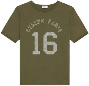 (W) CELINE 2021秋冬棉质针织Logo短袖T恤 深卡其色. 2X813501F-02DO Order (W) CELINE 2021秋冬棉质针织Logo短袖T恤 深卡其色. 2X813501F-02DO