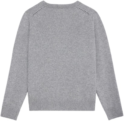 (W) 셀린 FW21 그레이 브이넥 울 스웨터 클래식 캐리지 자수. 2A11K152I-09GR Lookbook (W) 셀린 FW21 그레이 브이넥 울 스웨터 클래식 캐리지 자수. 2A11K152I-09GR