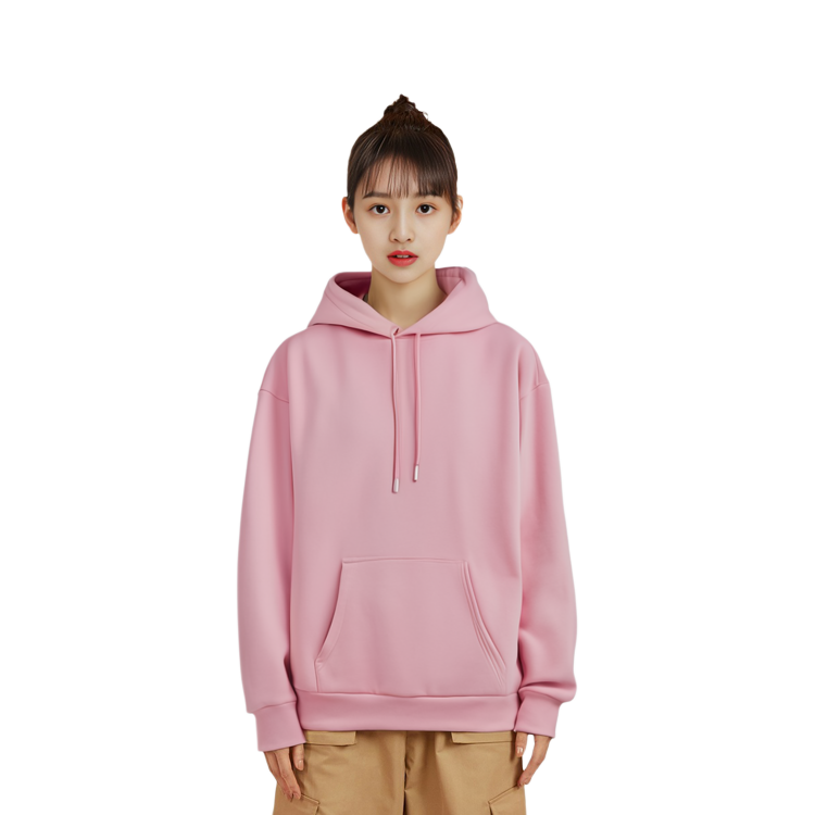 (Women) CELINE FW21 Logo Print Cotton Fleece Zip Hoodie Women’s Short Pink Rose. 2Y529052H-24IA 圖 4