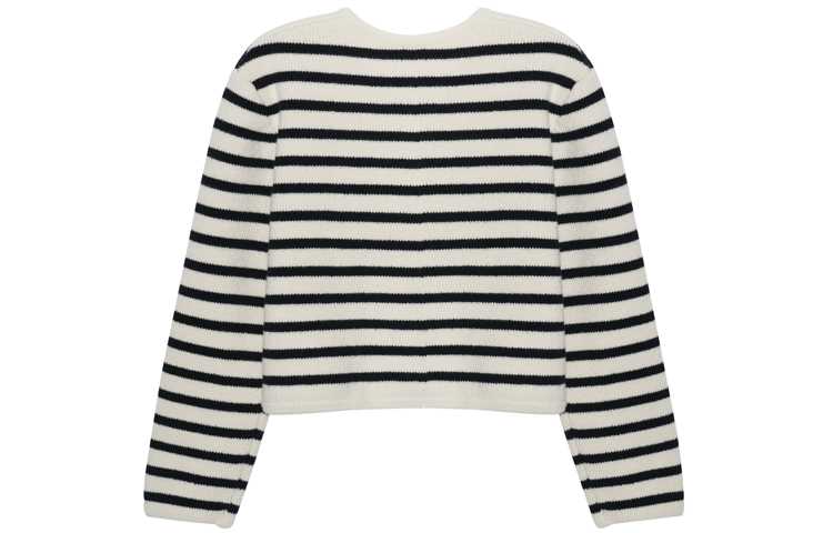 Lookbook (W) CELINE FW21 Jaket Wol Garis Kancing Beige. 2A98S570P-01OB