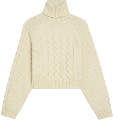 (W) CELINE 2021秋冬高领羊绒毛衣 米白色. 2A92P329O-01OW Buy (W) CELINE 2021秋冬高领羊绒毛衣 米白色. 2A92P329O-01OW