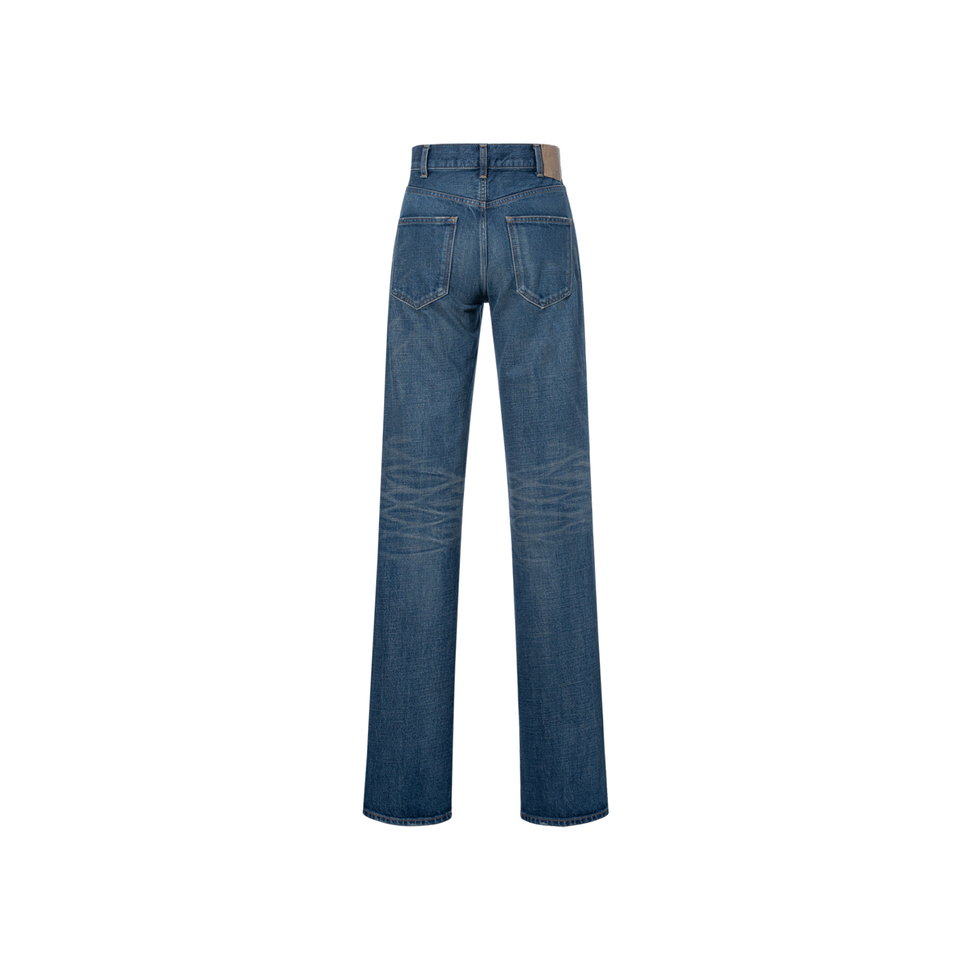 Order (Women) CELINE FW21 Washed Denim Flared Jeans Women’s Dark Blue 2N269365M-07DU