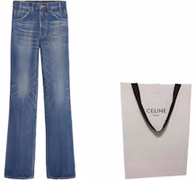 Shop (W) CELINE 女裝深藍色水洗牛仔喇叭褲 FW21 2N269365M-07DU