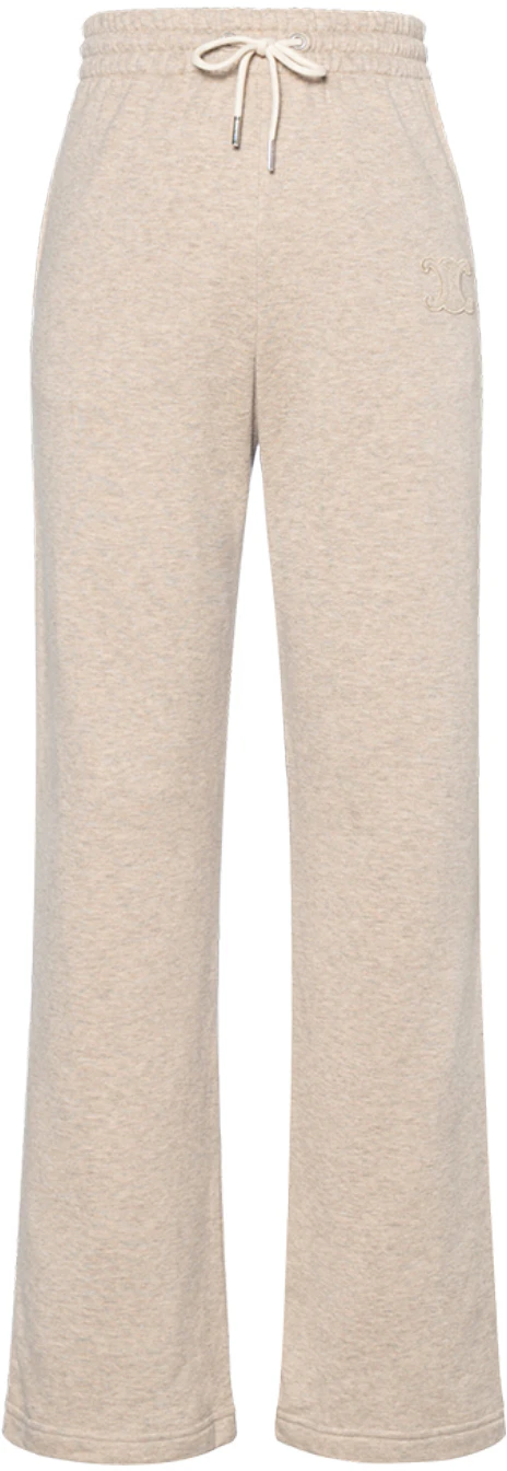 women-celine-fw-22-beige-flared-knit-sweatpants-with-logo-embroidery-2-z211450-i-02-bg