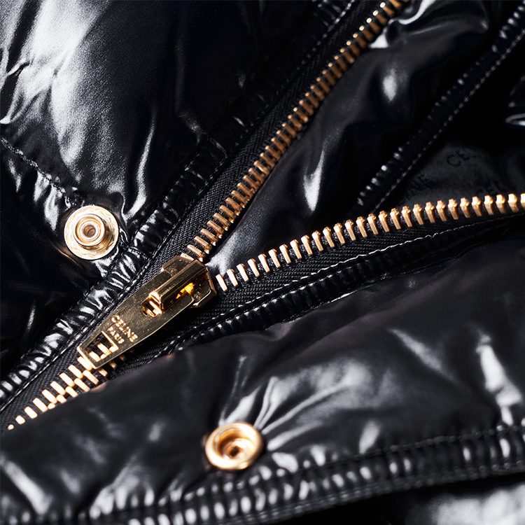 (Women) CELINE FW22  Black Solid Color Down Jacket with Hood 2W659595K-38NO 圖 5