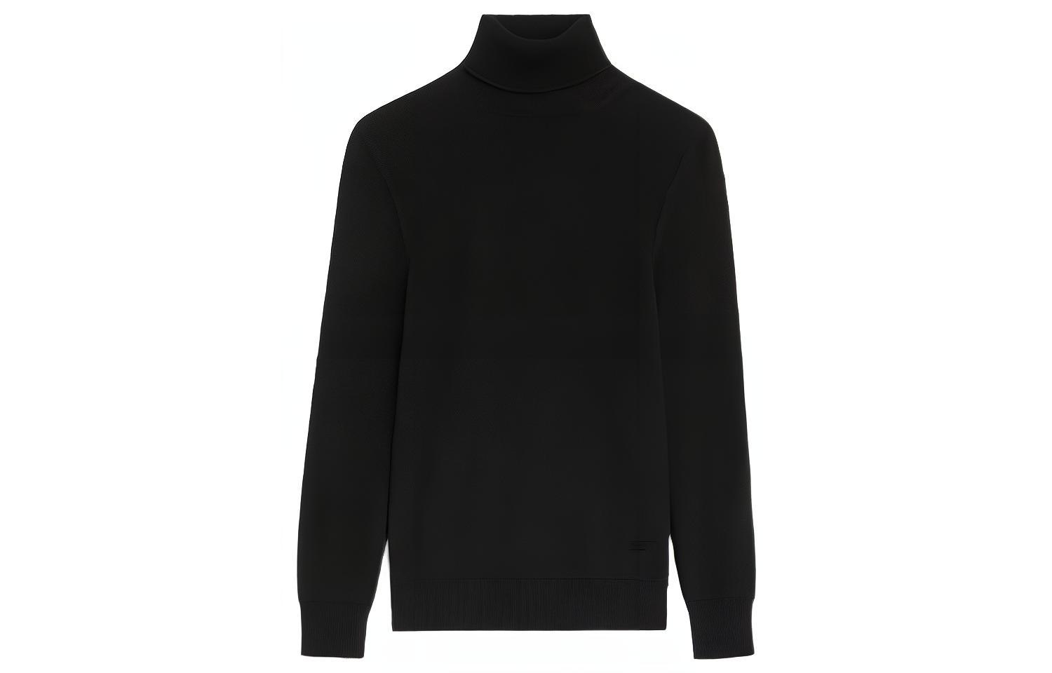 (Women) CELINE FW22  Black Turtleneck Knit Sweater Long Sleeve Pullover 2AE27317T-38NO
