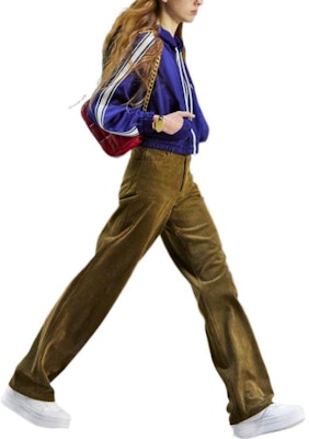 (Women) CELINE FW22 Cropped Logo Embroidered Sweatshirt Blue. 2Y04A121O-07OW Details for (Women) CELINE FW22 Cropped Logo Embroidered Sweatshirt Blue. 2Y04A121O-07OW