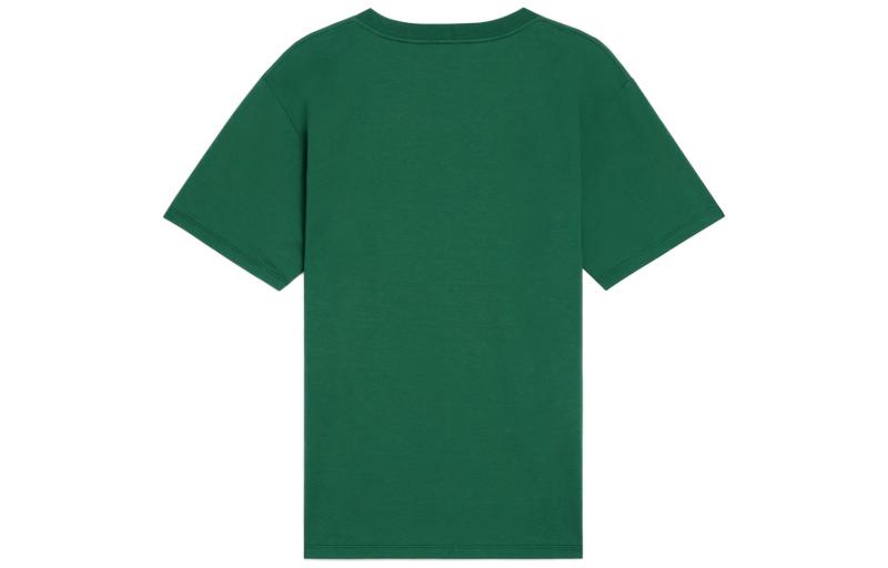 Lookbook (W) CELINE FW22 Kaos Oversized Katun Hijau dengan Logo Cetak. 2X764671Q-30IW