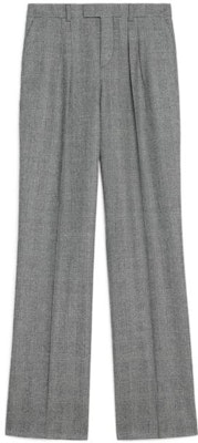 (Women) CELINE FW22 Grey Ribbed Pocket Straight-Leg Casual Pants 2P666759O-01KC Order (Women) CELINE FW22 Grey Ribbed Pocket Straight-Leg Casual Pants 2P666759O-01KC