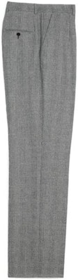 (Women) CELINE FW22 Grey Ribbed Pocket Straight-Leg Casual Pants 2P666759O-01KC Lookbook (Women) CELINE FW22 Grey Ribbed Pocket Straight-Leg Casual Pants 2P666759O-01KC