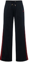 (Women) CELINE FW22 Logo Embroidered Knitted Track Pants Black/Red. 2Z344121O-38BR (Women) CELINE FW22 Logo Embroidered Knitted Track Pants Black/Red. 2Z344121O-38BR