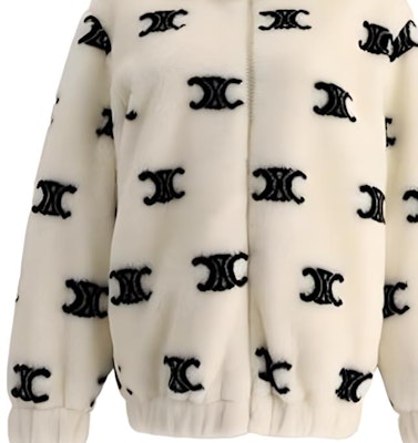 (Women) CELINE FW22 Logo Jacquard Zip-Up Jacket - White 2Y983389U-01OB Purchase (Women) CELINE FW22 Logo Jacquard Zip-Up Jacket - White 2Y983389U-01OB