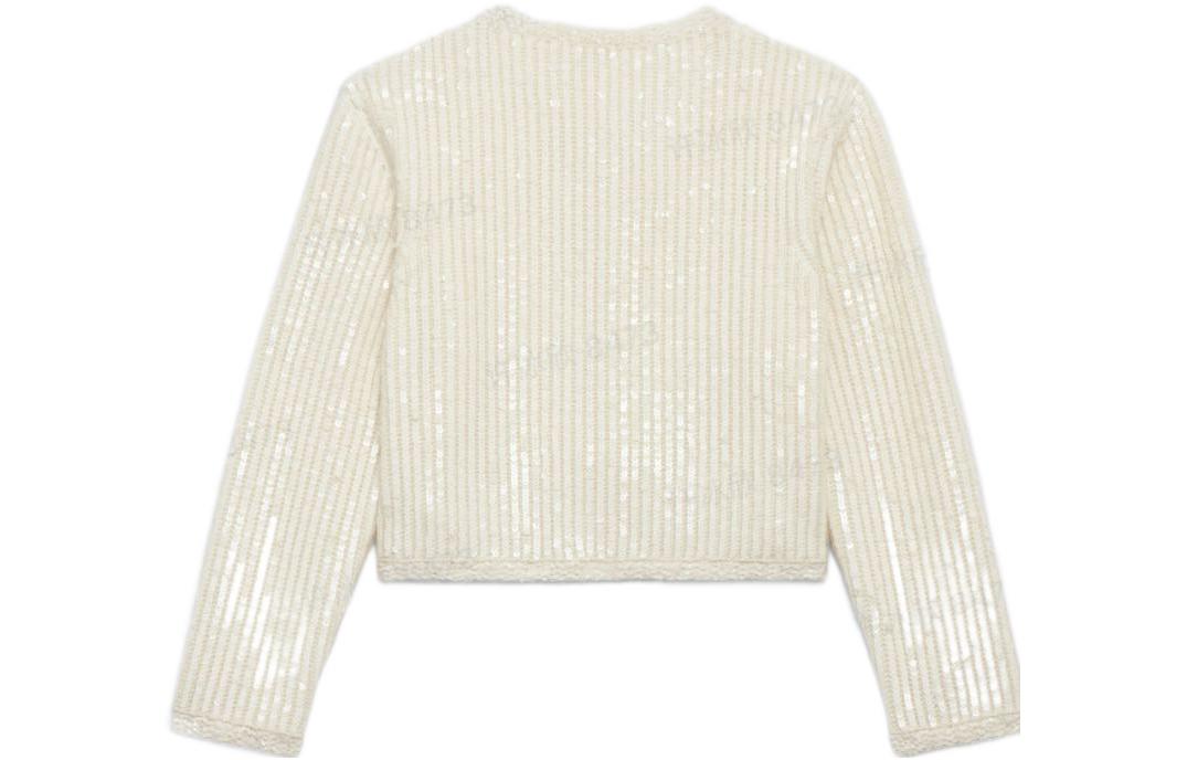 (Women) CELINE FW22  Off-White Solid Button-Up Long Sleeve Jacket. 2AB54083T-01OW 圖 3