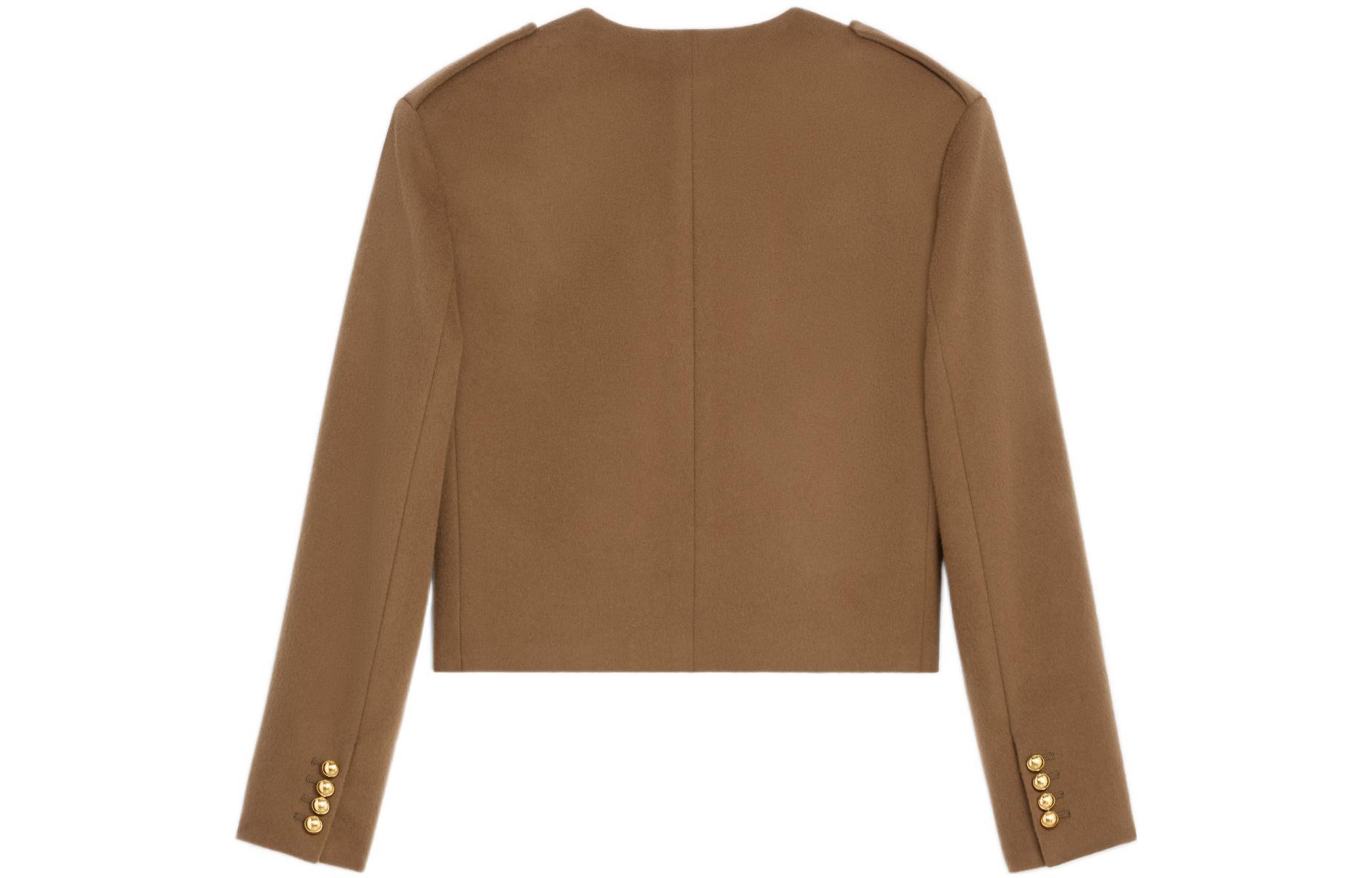 (Women) CELINE FW22  Solid Color Single-Breasted Short Jacket. 2V41J511R-18NO 圖 3
