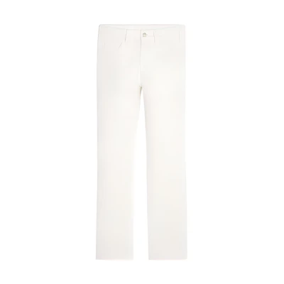 (Women) CELINE FW22 White Relaxed Straight-Leg Mid-Rise Jeans 2N726617R-01OQ