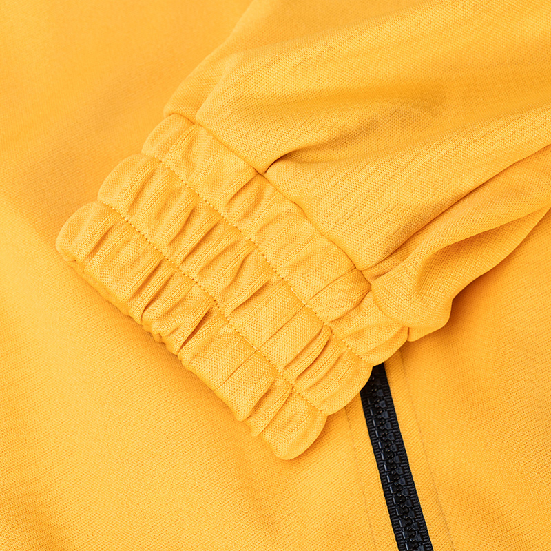 Purchase (Women) CELINE FW22  Yellow Striped Zip-Up Jacket with Stand Collar. 2Y831121O-11GX