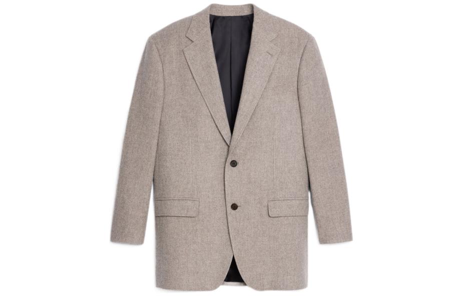 (Women) Celine FW22 Camel Single-Breasted Jacket with Classic Collar 2V72L277S-02AE