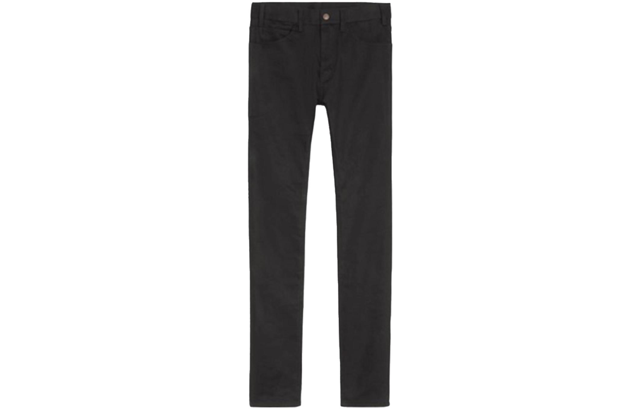 Order (W) CELINE FW22 高腰直筒黑色牛仔褲 女款休閒丹寧裤。 2N354082T-38TK