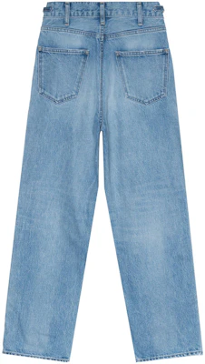 (W) CELINE FW22 Jeans High-Waisted Straight-Leg Biru Denim Wanita 2N814634R-07SV Lookbook (W) CELINE FW22 Jeans High-Waisted Straight-Leg Biru Denim Wanita 2N814634R-07SV