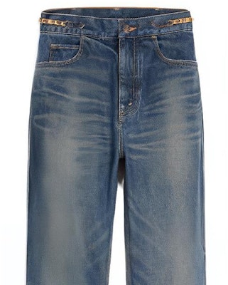 (Women) CELINE FW22 Jane Button Straight-Leg Mid-Rise Jeans Women Blue. 2N776365M-07DU Shop (Women) CELINE FW22 Jane Button Straight-Leg Mid-Rise Jeans Women Blue. 2N776365M-07DU