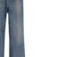 Details for (Women) CELINE FW22 Jane Button Straight-Leg Mid-Rise Jeans Women Blue. 2N776365M-07DU