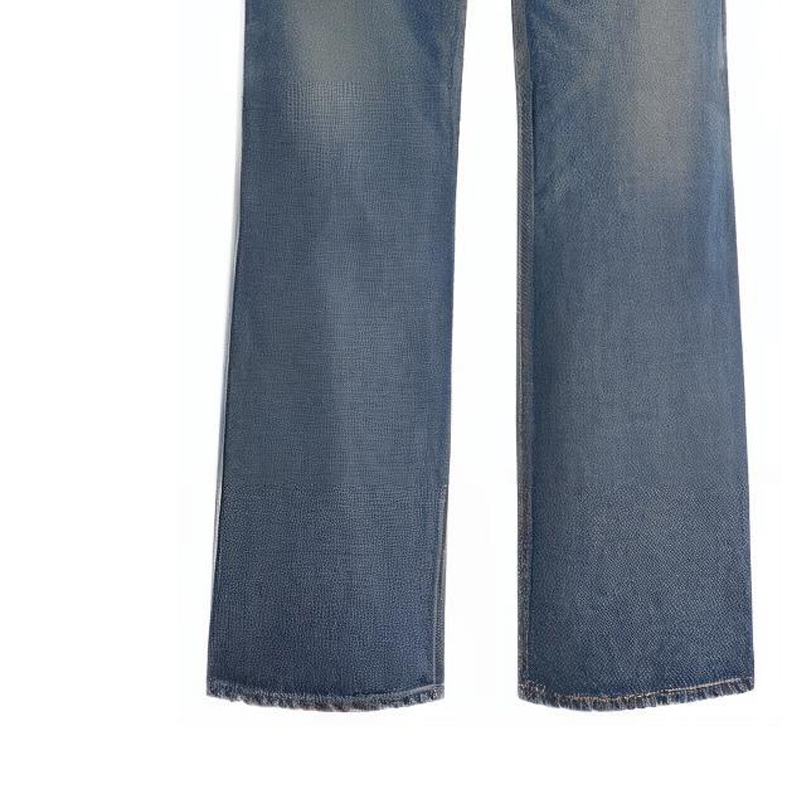 Sizing (Women) CELINE FW22 Jane Button Straight-Leg Mid-Rise Jeans Women Blue. 2N776365M-07DU