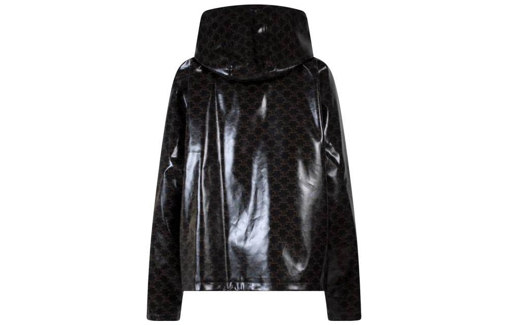 Lookbook (Women) CELINE FW22 Monogram Zip Hoodie Jacket Brown  Casual Outerwear. 2W638287Q-19MP