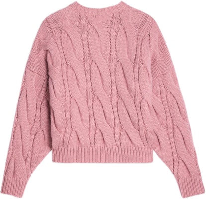 (W) CELINE 2022秋冬粉色粗线编织圆领毛衣. 2AF73086U-24PI Lookbook (W) CELINE 2022秋冬粉色粗线编织圆领毛衣. 2AF73086U-24PI