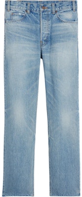 (Women) CELINE FW22 POLLY Mid-Waist Straight-Leg Faded Denim Jeans Women Blue. 2N799634R-07SV Buy (Women) CELINE FW22 POLLY Mid-Waist Straight-Leg Faded Denim Jeans Women Blue. 2N799634R-07SV