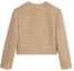 Lookbook (W) 셀린 FW22 여성 라운드넥 버튼 코튼 니트 자켓 카키. 2V83I576R.03NE