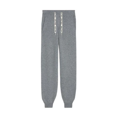 (Women) CELINE FW22 Solid Letter Drawstring Jogger Pants Women’s - Grey. 2A41Z402P-09GM