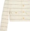 Purchase (Women) CELINE FW22 Striped Button-Up Crewneck Long Sleeve Jacket Beige - . 2V40J376R-01KC