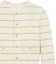 Cheap (Women) CELINE FW22 Striped Button-Up Crewneck Long Sleeve Jacket Beige - . 2V40J376R-01KC