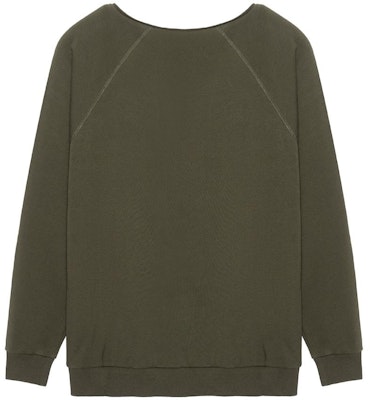 (W) 셀린 FW22 여성 로고 프린트 크루넥 스웨트셔츠 딥 카키. 2Y423670Q-02DO Lookbook (W) 셀린 FW22 여성 로고 프린트 크루넥 스웨트셔츠 딥 카키. 2Y423670Q-02DO