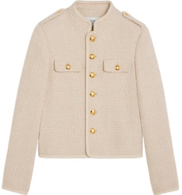 (W) CELINE FW23 米色單排扣休閒長袖外套。 2V99P764L-03AB Buy (W) CELINE FW23 米色單排扣休閒長袖外套。 2V99P764L-03AB