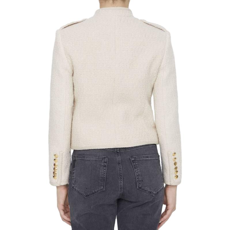 Purchase (W) CELINE FW23 米色單排扣休閒長袖外套。 2V99P764L-03AB