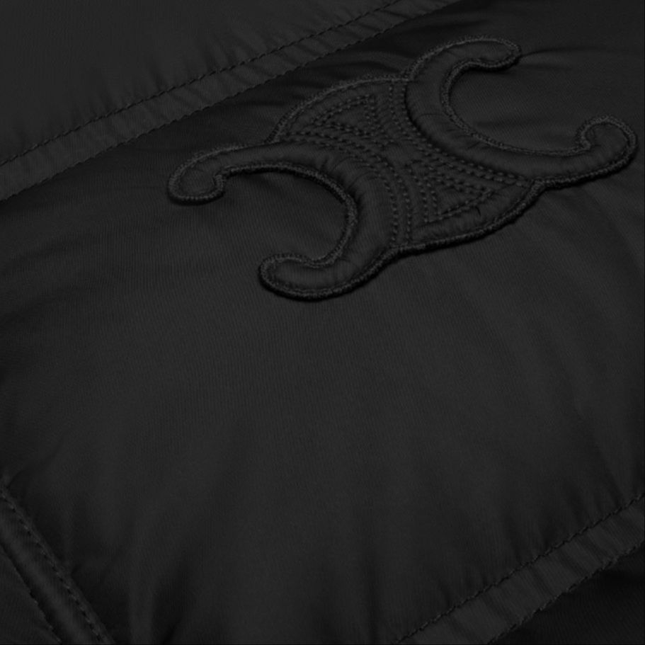 (Women) CELINE FW23  Black High-Neck Cropped Down Jacket 2W662092L-38NO 圖 5