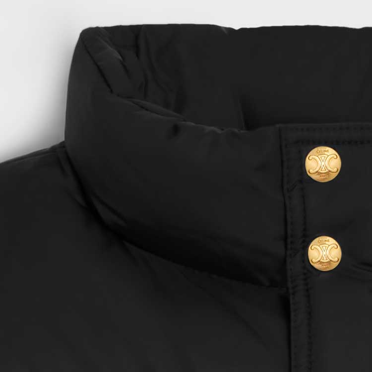 (Women) CELINE FW23  Black High-Neck Cropped Down Jacket 2W662092L-38NO 圖 8